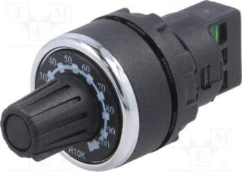 EMAS Potentiometer; 22mm; IP65; Potentiometer: single
