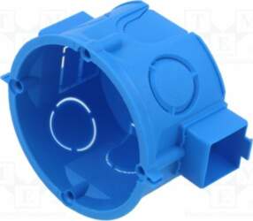 Enclosure: junction box; Ø: 65mm; plaster
