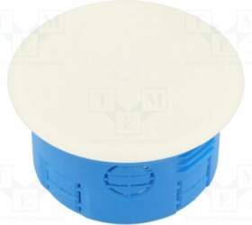 Enclosure: junction box; Ø: 88mm; plaster