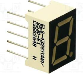 EVERLIGHT Display: LED; 7-segment; 10mm; No