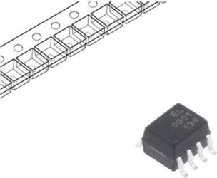 EVERLIGHT Optocoupler; SMD; Ch: 1; OUT: