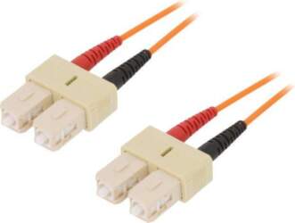 Fiber patch cord; OM1; SC/UPC,both