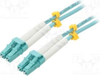 Fiber patch cord; OM3; LC/UPC,both