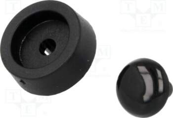 FIX&FASTEN Quick mounting foot; black; polyetylene