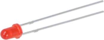FORYARD LED; red; 3mm; 40mcd; 40°