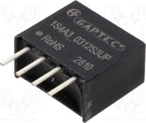 GAPTEC Electronic Converter: DC/DC; 1W; Uin: