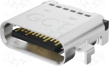 GCT Connector: USB C; socket; SMT