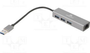 GEMBIRD Hub USB; RJ45 socket,USB
