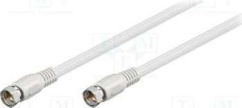 GOOBAY Cable; 5m; F plug,both