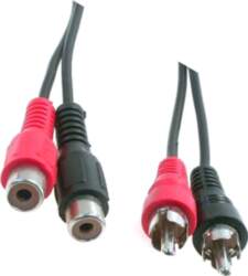 GOOBAY Cable; RCA socket x2,RCA