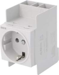 HAGER F-type socket (Schuko); 230VAC; 16A