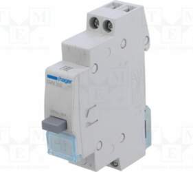 HAGER Pushbutton switch; 230VAC; 16A; for
