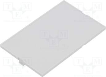 HAMMOND Front panel; 1597; light grey