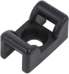 HELLERMANNTYTON Holder; screw; black; cable ties