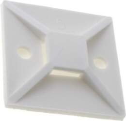 HELLERMANNTYTON Holder; self-adhesive; polyamide; UL94V-2; white