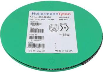 HELLERMANNTYTON Markers; Marking: 0; 2÷5mm; PVC