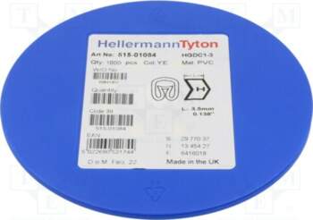 HELLERMANNTYTON Markers; Marking: H; 1÷3mm; PVC