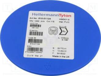 HELLERMANNTYTON Markers; Marking: L; 1÷3mm; PVC