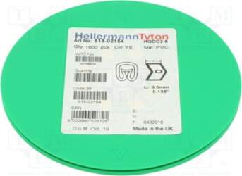 HELLERMANNTYTON Markers; Marking: O; 2÷5mm; PVC