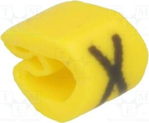HELLERMANNTYTON Markers; Marking: X; 2÷5mm; PVC