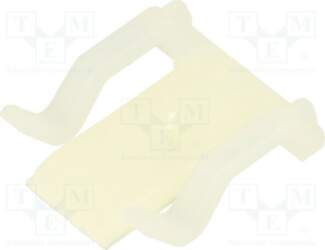 HELLERMANNTYTON Self-adhesive cable holder; polyamide; natural