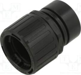 HELLERMANNTYTON Straight terminal connector; polyamide; HelaGuard