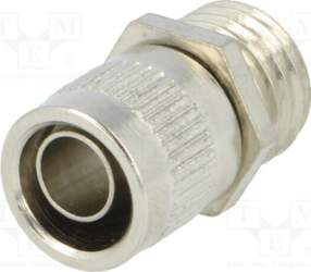 HELLERMANNTYTON Straight terminal connector; Thread: metric