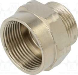 HELLERMANNTYTON Thread adapter; M25; PG16; brass