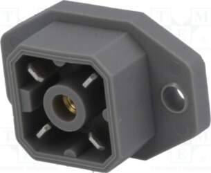 HIRSCHMANN Connector: rectangular; G; socket; male