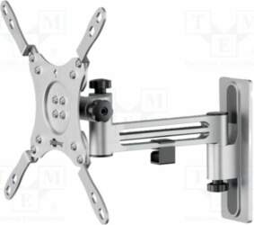 Holder: wall mounting; monitor,TV; silver