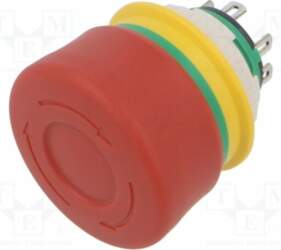 IDEC Switch: emergency stop; 16mm; Stabl