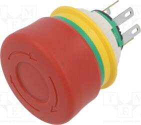 IDEC Switch: emergency stop; 16mm; Stabl