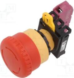 IDEC Switch: emergency stop; 22mm; Stabl