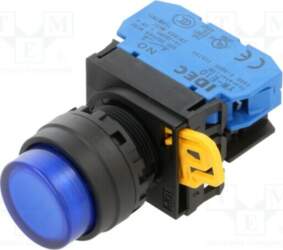 IDEC Switch: push-button; 22mm; Stabl.pos: