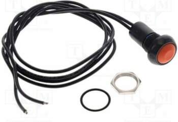 IDEC Switch: push-button; SPST; OFF-(ON); IP67