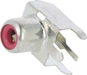 KEYSTONE Connector: RCA; socket; female; angled