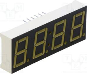 KINGBRIGHT ELECTRONIC Display: LED; 7-segment; 14