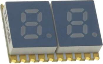 KINGBRIGHT ELECTRONIC Display: LED; 7-segment; 5