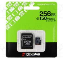 Kingston Technology Memory card; microSDXC; 256GB