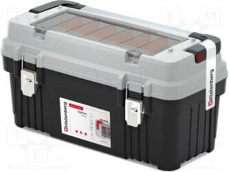 KISTENBERG Chest; tool case; black-grey; polymer