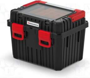 KISTENBERG Chest; tool case; black; polymer
