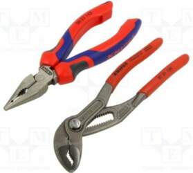 KNIPEX Tools set: pliers; bag; adjustable