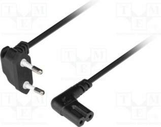 LANBERG Cable; CEE 7/16 (C) plug