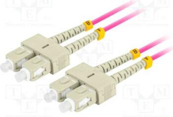 LANBERG Fiber patch cord; OM4; SC/UPC