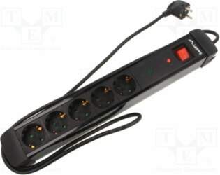 LANBERG Plug socket strip: protective; Sockets: