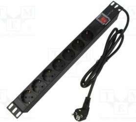 LANBERG Plug socket strip: protective; Sockets: