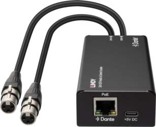Lindy 2ch XLR Audio to Dante®