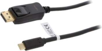 LOGILINK Adapter; DisplayPort plug,USB C