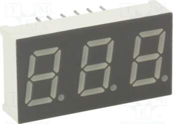 LUCKY LIGHT Display: LED; 7-segment; 10