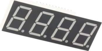 LUCKY LIGHT Display: LED; 7-segment; 20